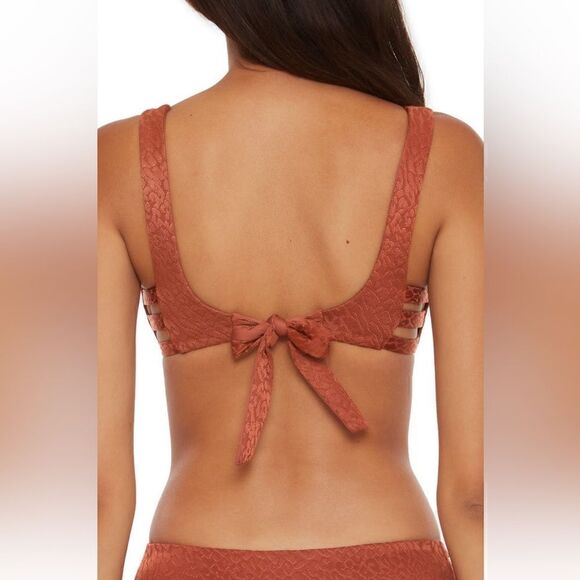 Becca Bronzed Bralette Bikini Top-NWT - Picture 3 of 4